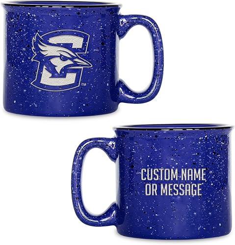 Miniatura 264 de Rico Industries NCAA Utah Utes - Taza de café personalizada de 12 onzas con logotipo grabado con láser profundo, taza de cerámica para acampar con