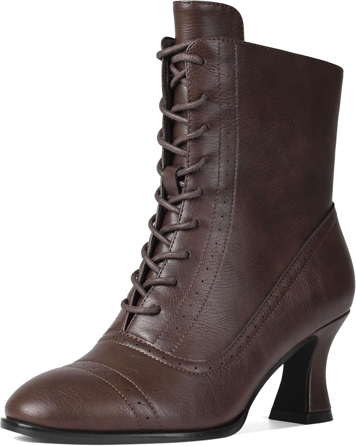 Erocalli Victorian Boots Witch Costume Renaissance Shoes Women Pirate Vintage Boot Witchy Clothes for Women