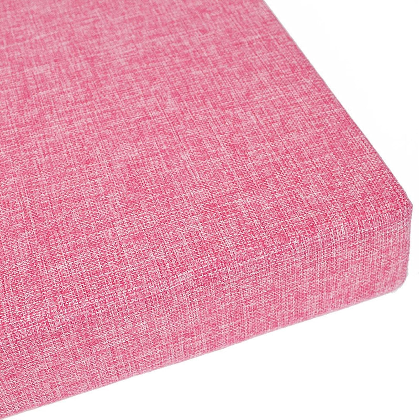 Coussin de banc extérieur rose 130 x 45 cm idéal pour banquette de terrasse ou intérieur
