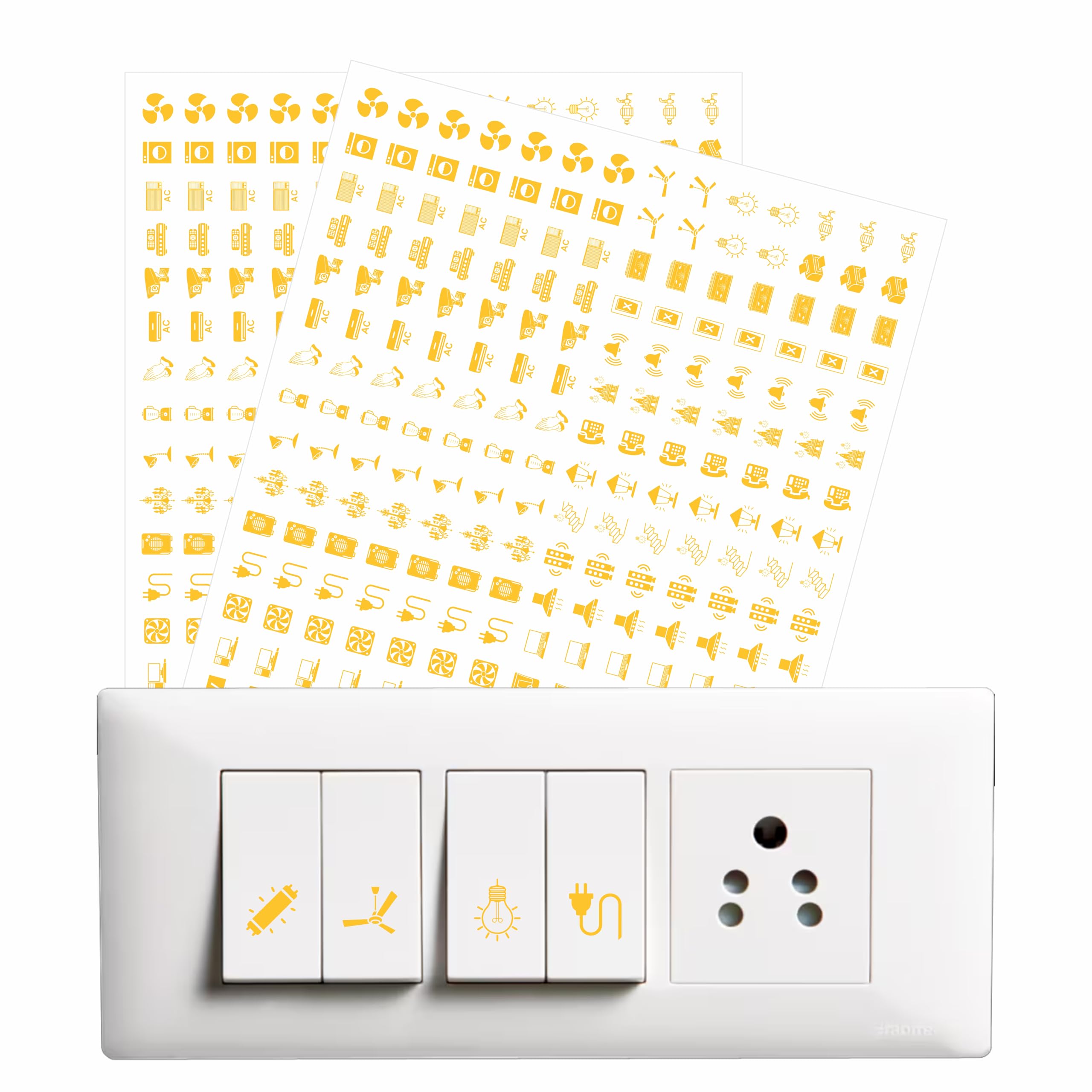 Buy Switch Board Stickers for Home 36 Designs Switch Stickers for