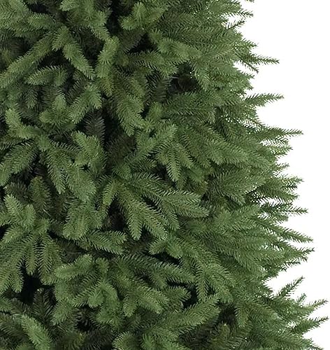 Miniatura 10 de Balsam Hill Stratford Spruce - Árbol de Navidad artificial delgado con follaje de aguja real y soporte de primera calidad para espacios pequeños,