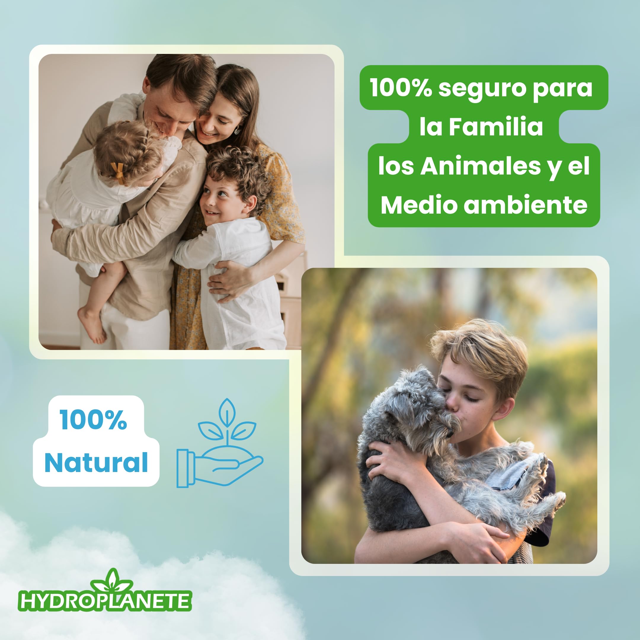 Bicarbonato Sódico Multiusos - Polvo para la Alimentación y el Hogar - Sin Aditivos y 100% Natural - Fabricado en Francia - Disponible de 1kg a 20kg - Hydroplanete