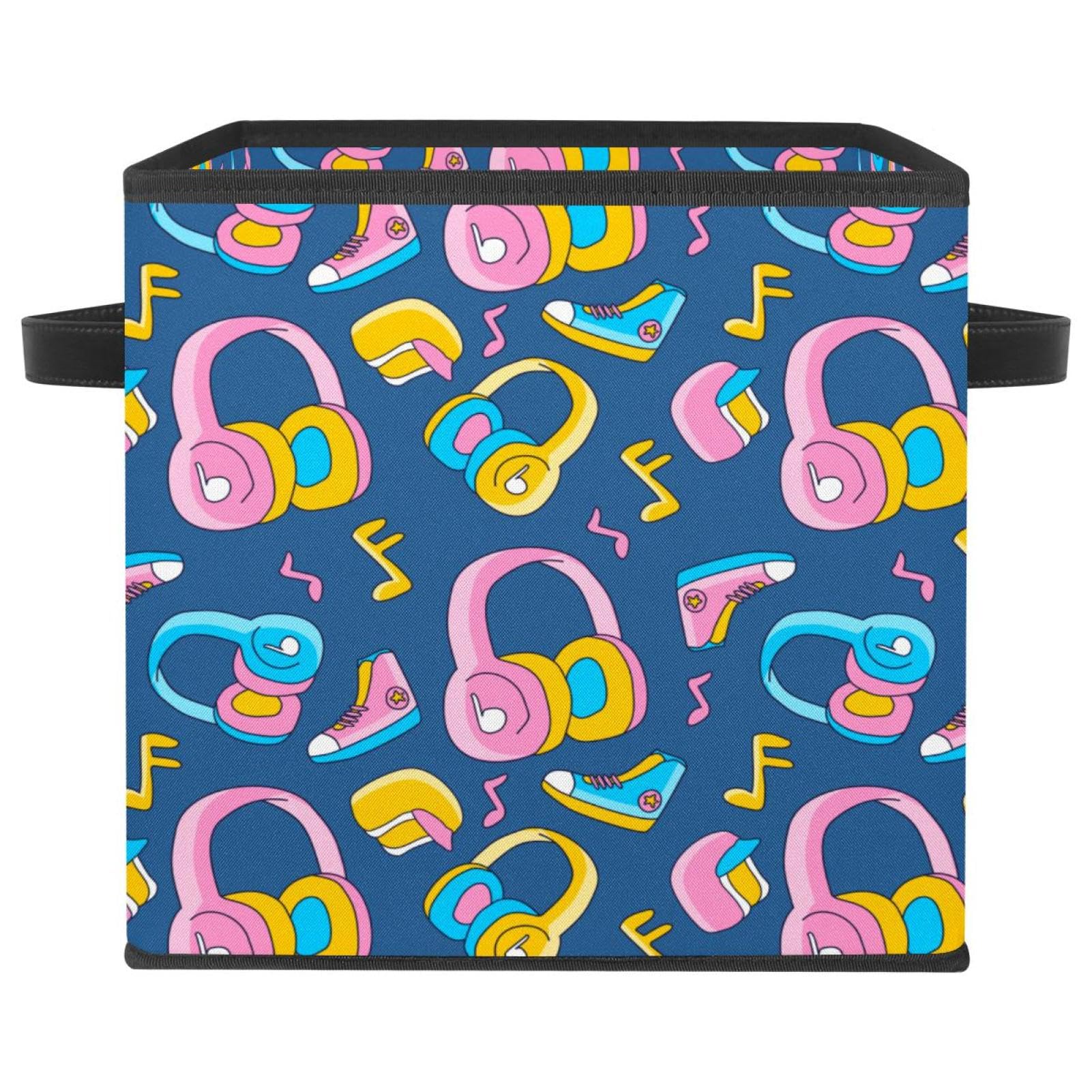 Boîte de rangement pliable en tissu cube organiseur pour placard