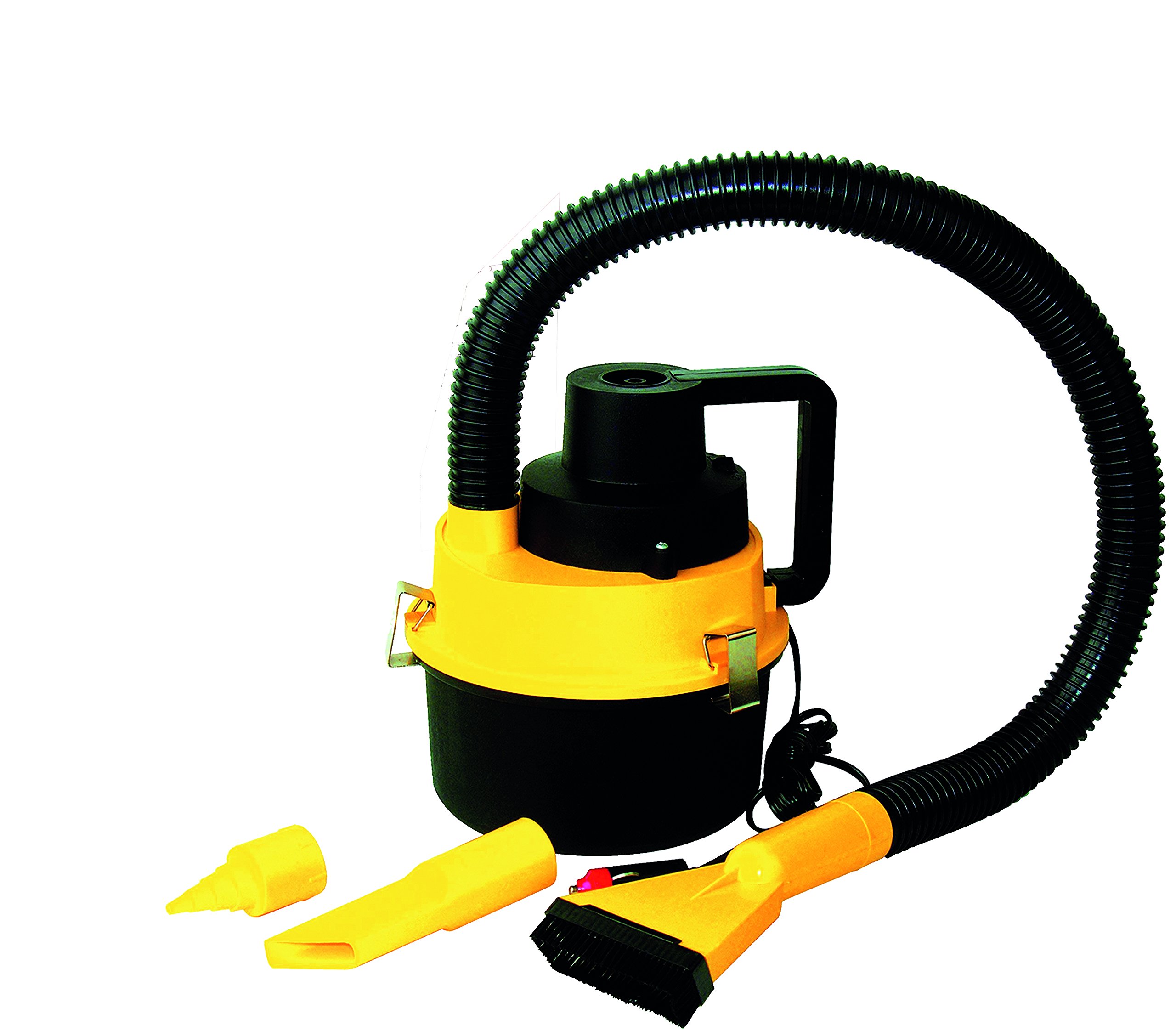 Vip - Aspirador de coche 90W. 12V, aspirador de coche potente, accesorios complementarios, hinchador.
