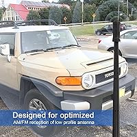 Vista 136 de BASIKER Soporte de base de antena de radio compatible con Ford F-250 F-350 Super Duty Ford Excursion 2000-2007, montaje en base de antena