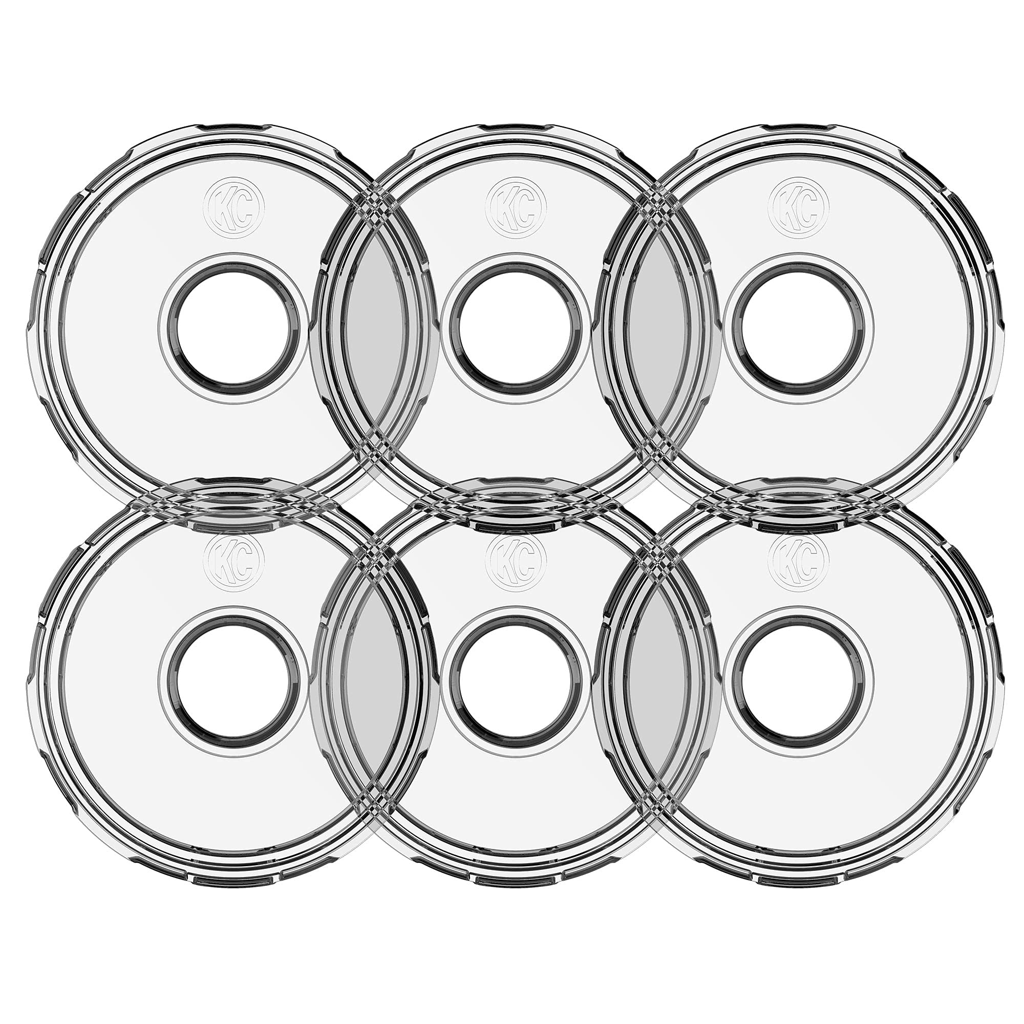KC Cyclone V2 LED - Replacement Lens - Clear - 6-PK