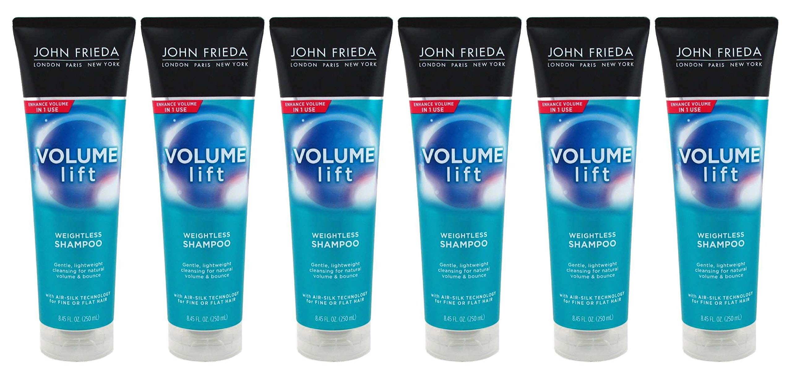 John FriedaShampoo Luxurious Volume Tube 8.45 Ounce (249ml) (6 Pack)