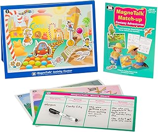 Super Duper Publications | Magnetic Fantasy Adventure Stories Match-Up Barrier Game | Educational Learning Resource for Children