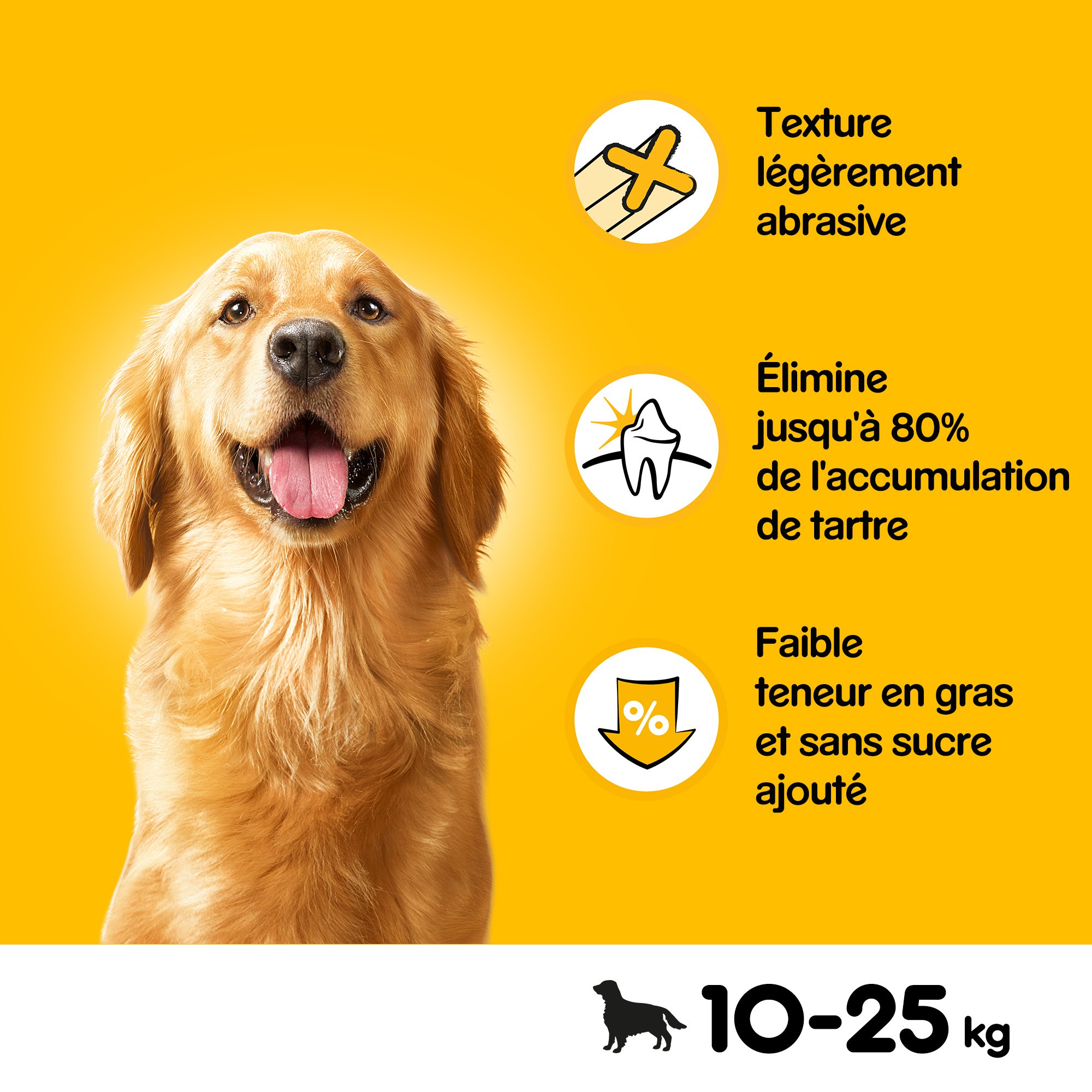 PEDIGREE DENTASTIX Fresh Sticks Dentaires pour Grand Chien +25kg - 112 Bâtonnets & DENTASTIX Sticks Dentaires pour Grand Chien +25kg - 112 Bâtonnets à Mâcher (Lot de 4 Boîtes de 28 Friandises)