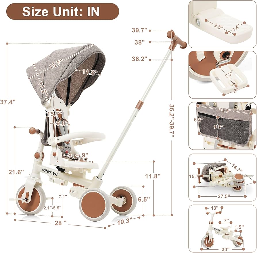 Cafrom KKK Took My Baby Away 7インチ Amazon.com: Merax 7-in-1 Foldable Toddler Tricycle Removable Pedal