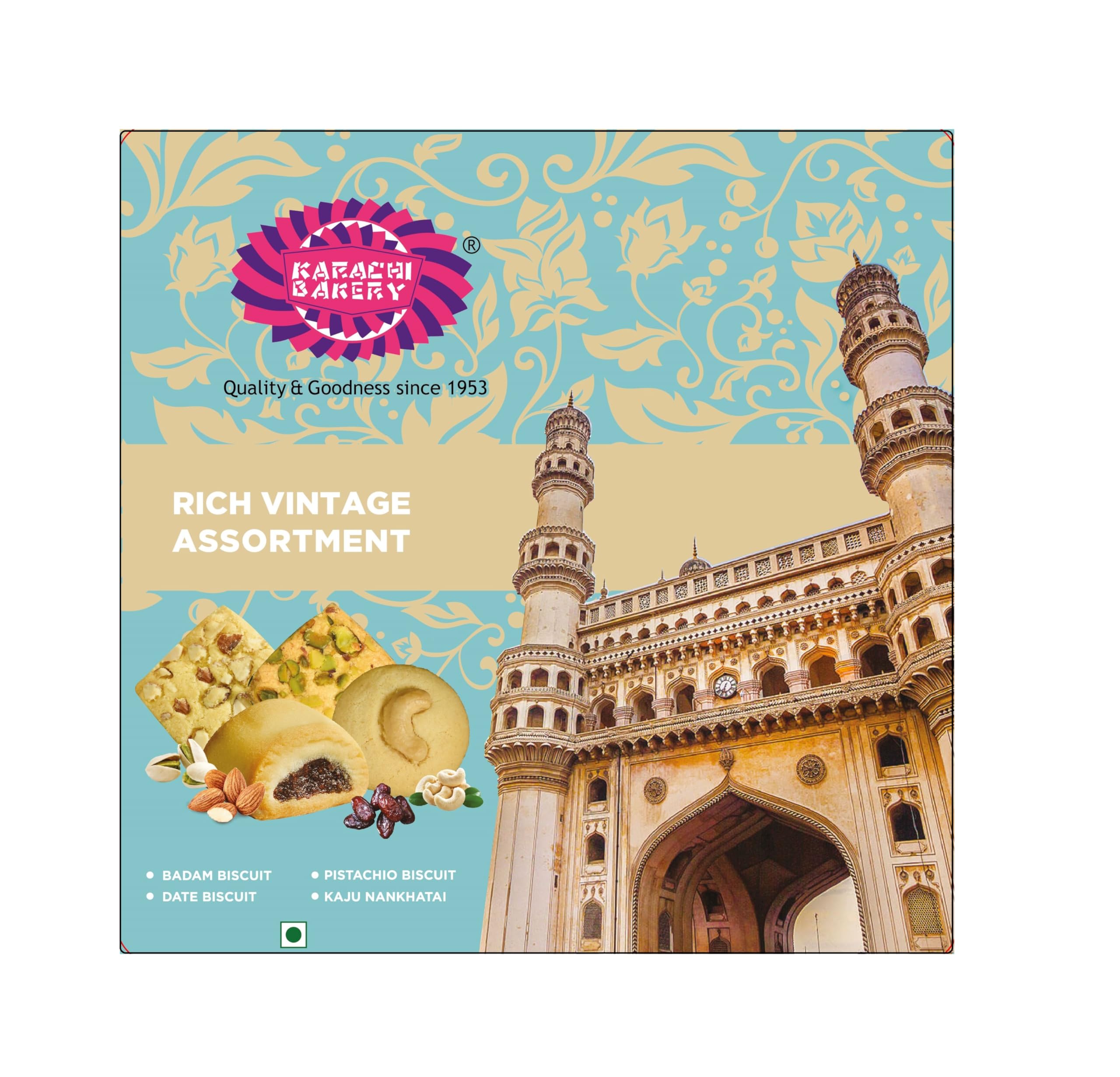 Karachi Bakery Rich Vintage Assortment Gift Tin Box 400g-image-33