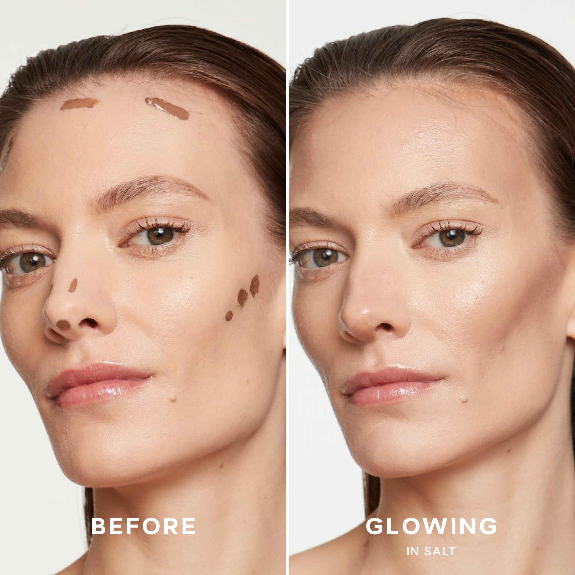 Dew Bronze Soft Focus Liquid Tan + Liquid Contour Arricchito con glicerina vegetale per una miscelazione senza sforzo e una cura profonda della pelle, regali di Natale Dimensioni: