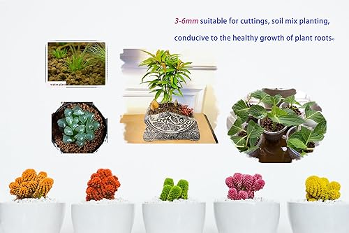 Miniatura 7 de 6lb 0.039-0.079 in grano fino japonés duro Akadama Bonsái suelo, para plantar, esquejes, cultivar plántulas, sustrato de plantas acuáticas,