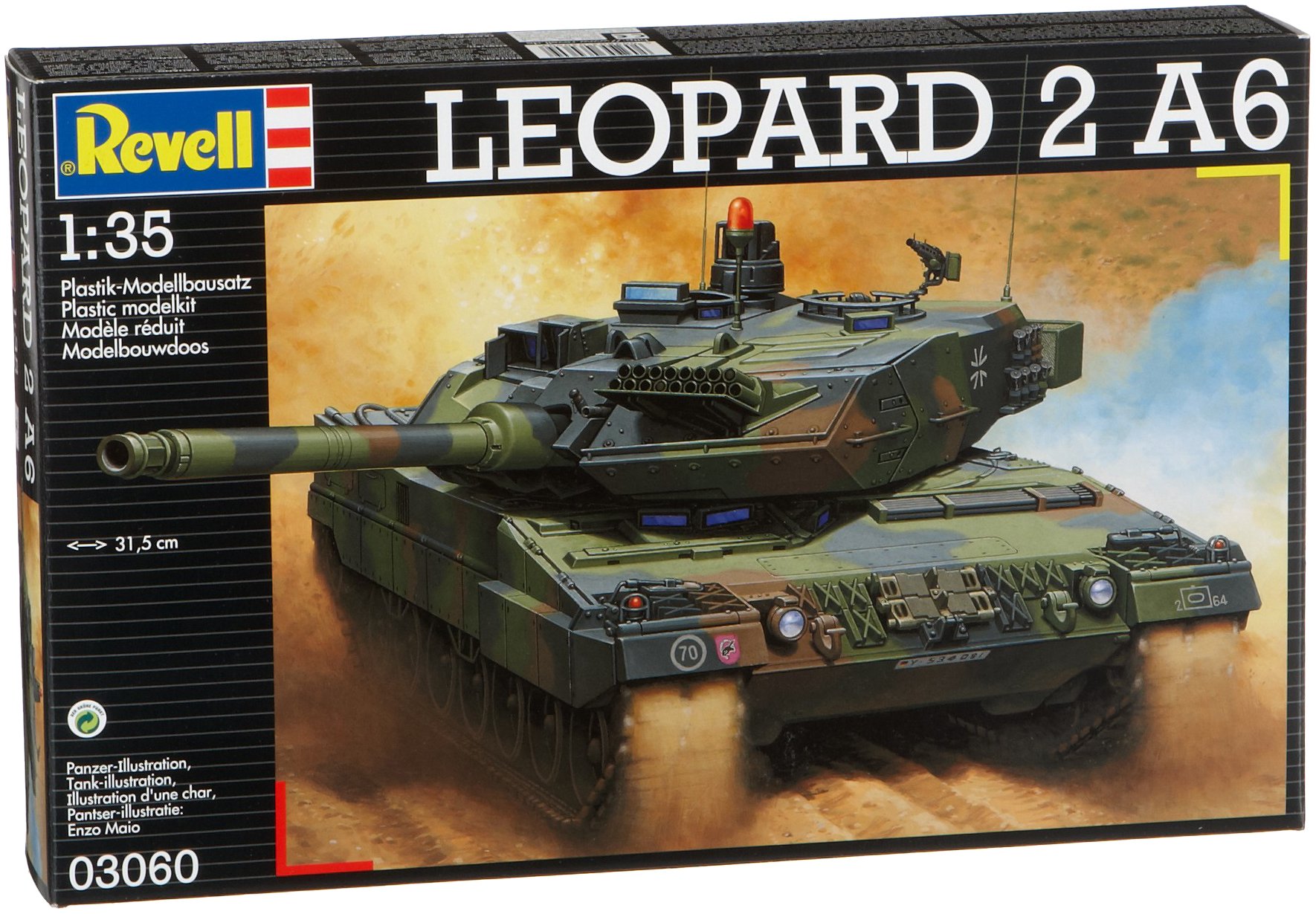 Revell 03060 - Zestaw modelarski Leopard 2 A6 w skali 1:35