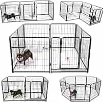 Amazon | KIRATAKU 犬 ゲージ 大型犬 サークル 60/80/98CM