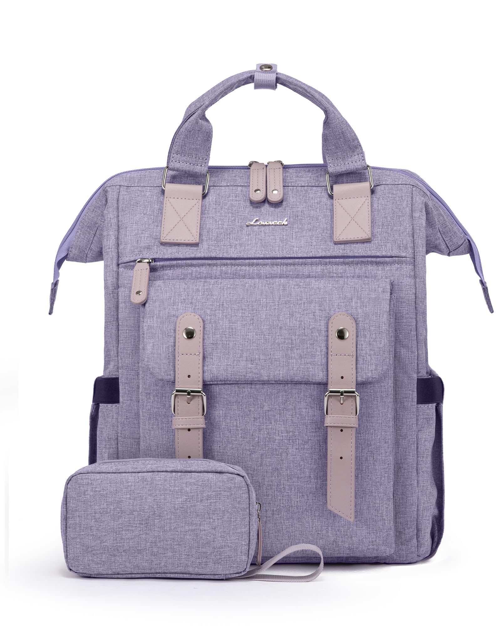 LOVEVOOK Laptop Backpack for Women 15 6 Inch Teacher Nurse Bag Work Travel Computer Backpacks Purse College Bookbag
