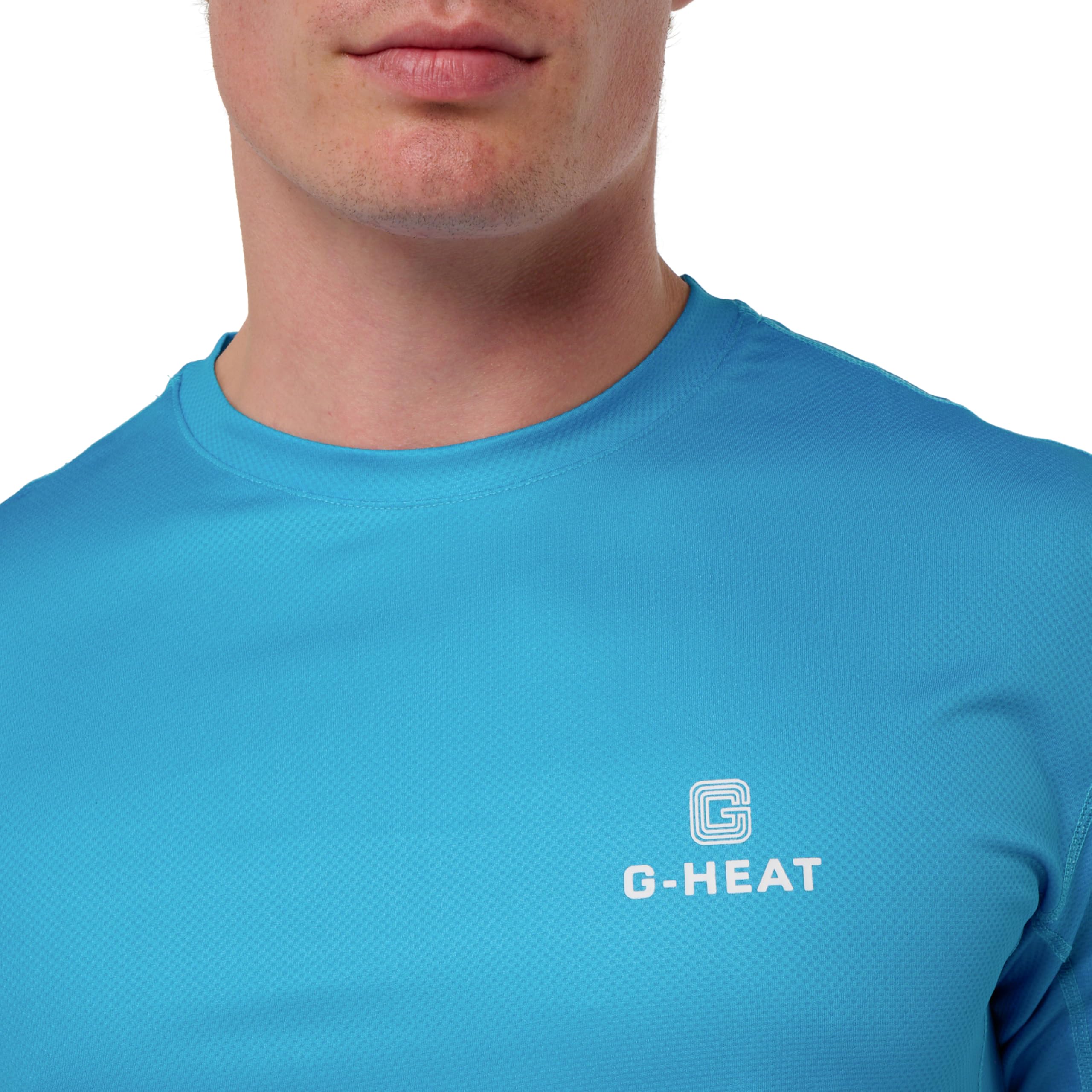 G-HEAT – Camiseta refrescante de manga corta anti-UV | Protección solar UPF50+ | Ultraligera, Transpirable, Refrescante, Ideal para deportes de verano, senderismo, running