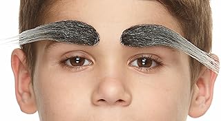 Self Adhesive Eyebrows Fake Eyebrows for Kids, Novelty, Small False Facial Hair, Costume Accessory for Children