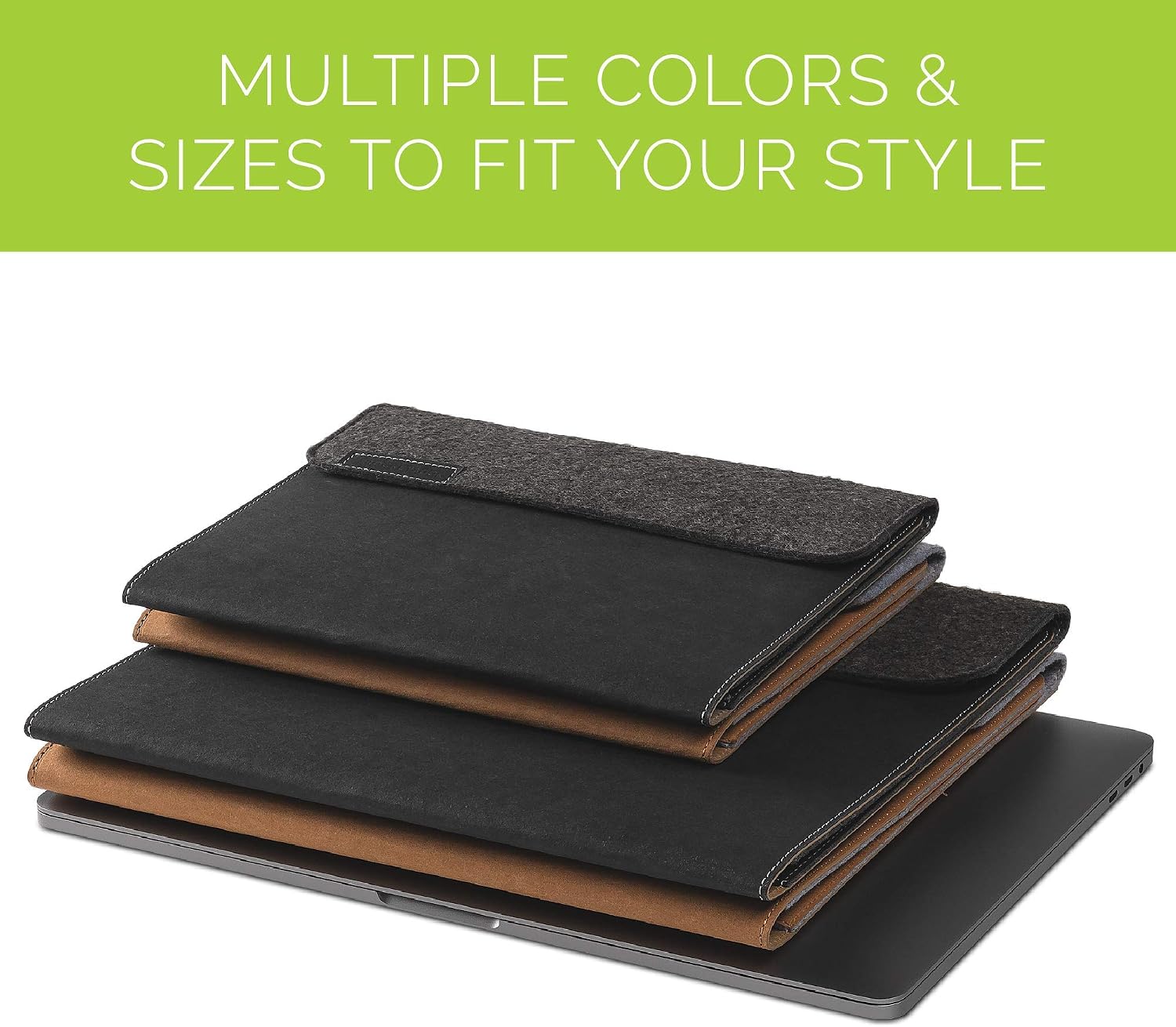 Rocketbook Smart Notebook Folio Cover - 100% Recyclable, Biodegradable Cover with Pen Holder, Magnetic Clasp & Inner Storage - Dark Matter Black, Letter Size (8.5" x 11")