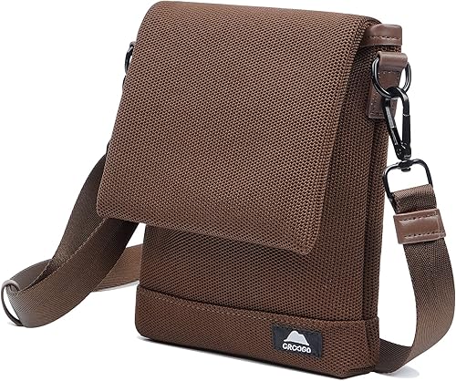 Miniatura 2 de Croogo Bolso bandolera casual para mujer, bolso de mensajero lateral antirrobo, bolso bandolera de moda para hombre, bolsa de viaje