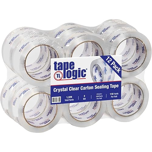 Miniatura 8 de Aviditi Tape Logic - Cinta de embalaje transparente de 2 pulgadas x 55 yardas, 2.6 mil, resistente, paquete de 36, perfecta para embalaje, envío,