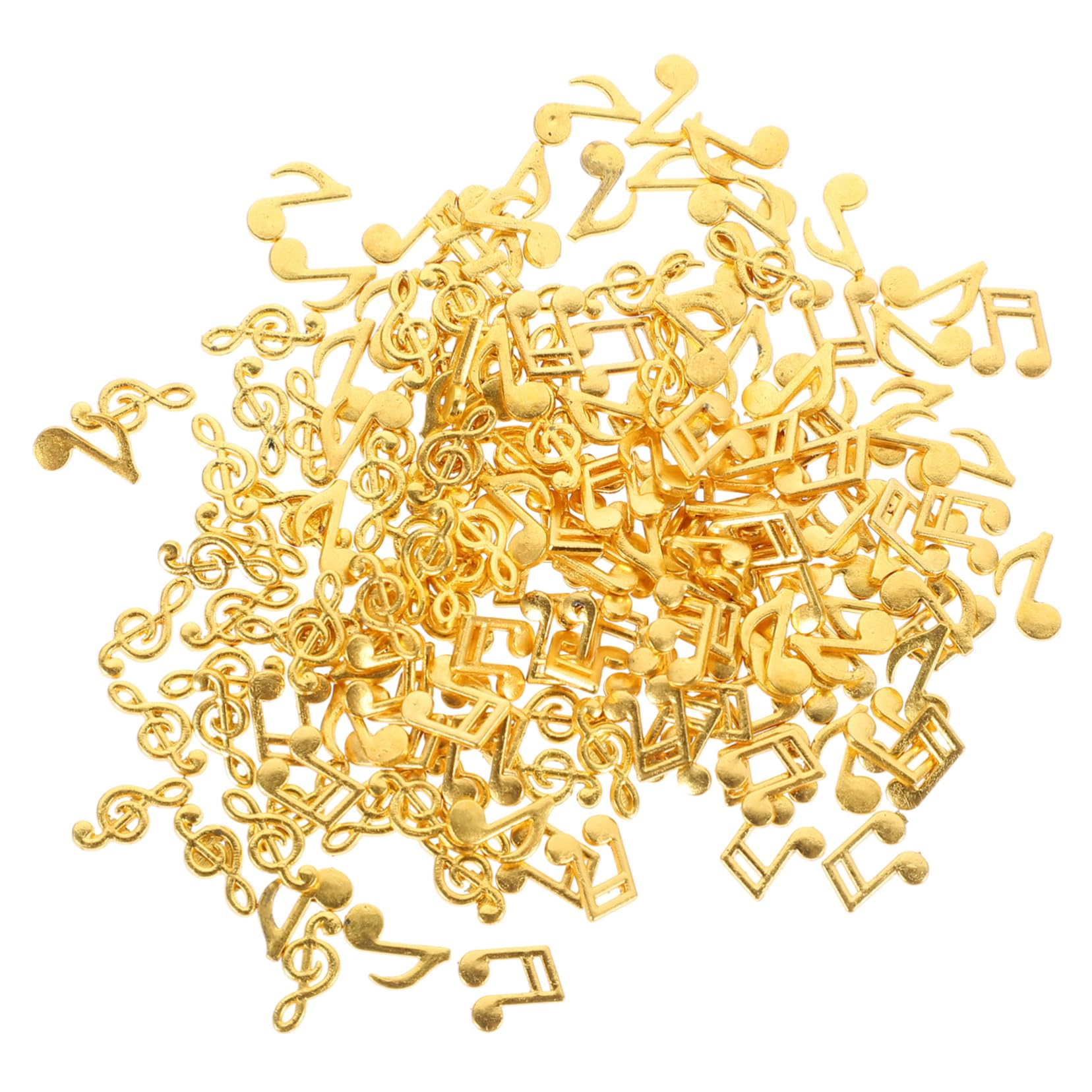 JEWEDECO 150-teiliges Epoxidharz Set Mit Musiknoten - DIY Schmuck Bastelmaterial