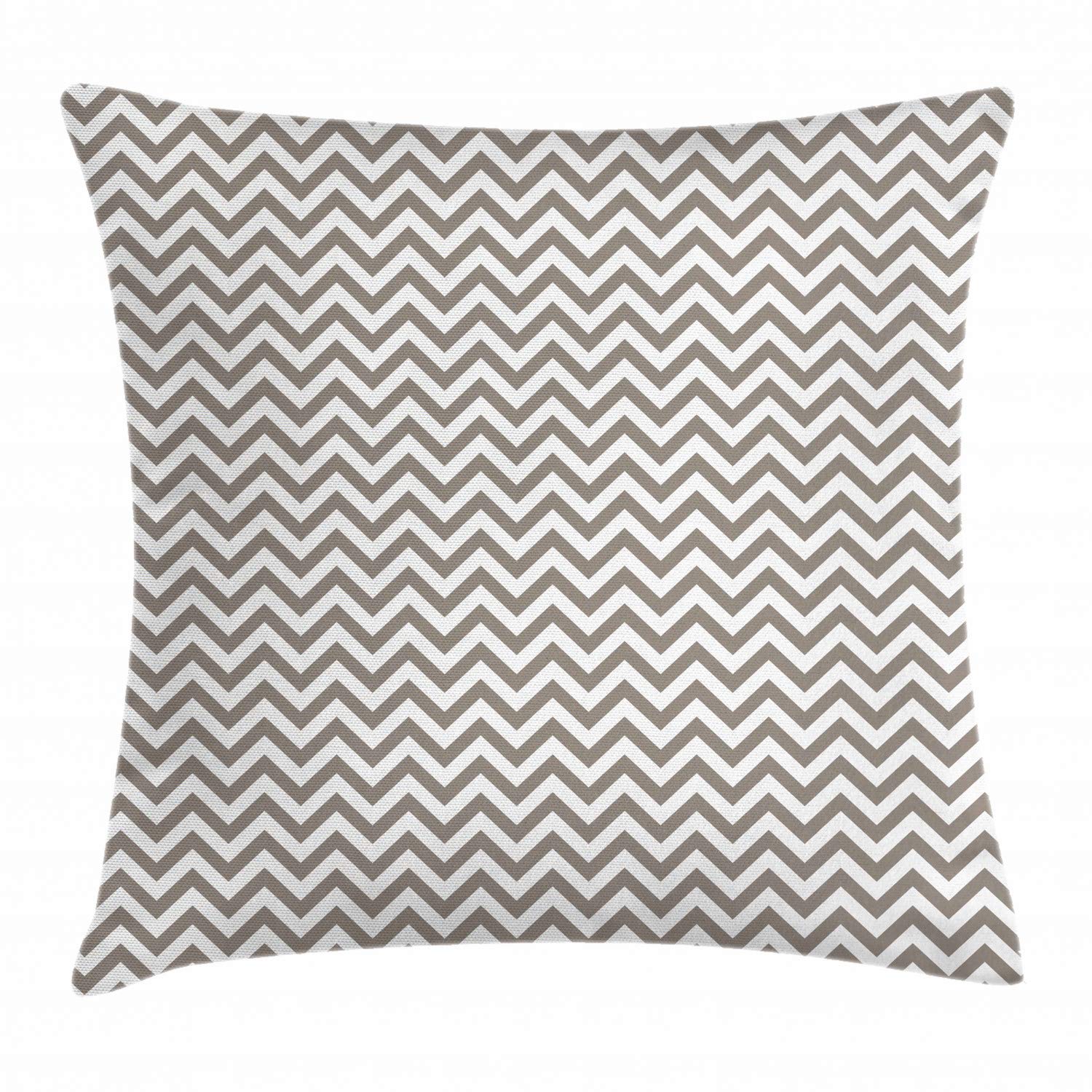 grey and white zig zag cushions