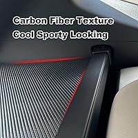 Vista 4 de Cubierta de carga para accesorios Honda CRV 2023-2025 2026, (textura de fibra de carbono) para Honda CRV 2023-2026 Accesorios (incluye híbrido)