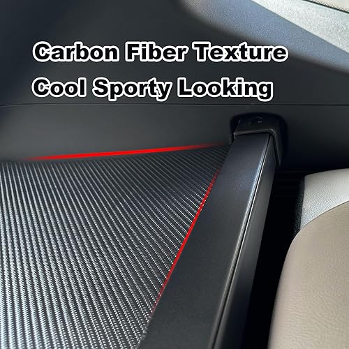 Miniatura 3 de Cubierta de carga para Toyota RAV4 2014-2018, (aspecto de fibra de carbono), cubierta de carga para Toyota RAV4 2018, accesorios 2017, 2016, 2015,