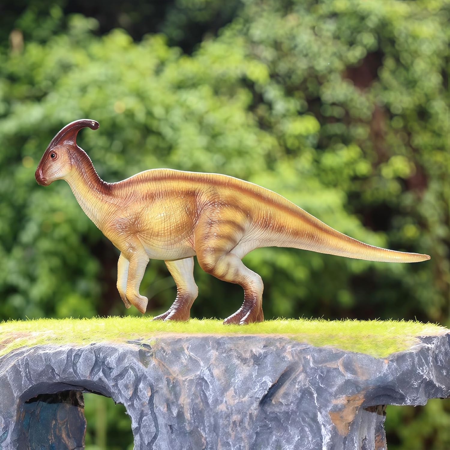 Gemini&Genius Dinosaur Toys Parasaurolophus Figure Dinosaur Action Figure Collection Dino World Model Toys and Gifts for Kids
