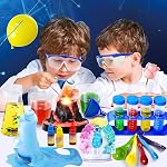 110+ Science Experiments Kits for Kids, Science Projects STEM Activies Toys Gifts for Boys & Girls, Scientist Educational Toys, Volcano Eruption, Chemistry Set
