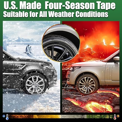 Miniatura 4 de EZISOE Pesos de rueda adhesivos de 14 onzas (1 caja, 576 piezas, 144 onzas), Pesos de rueda adhesivos grises con respaldo para autos, camiones, SUV,