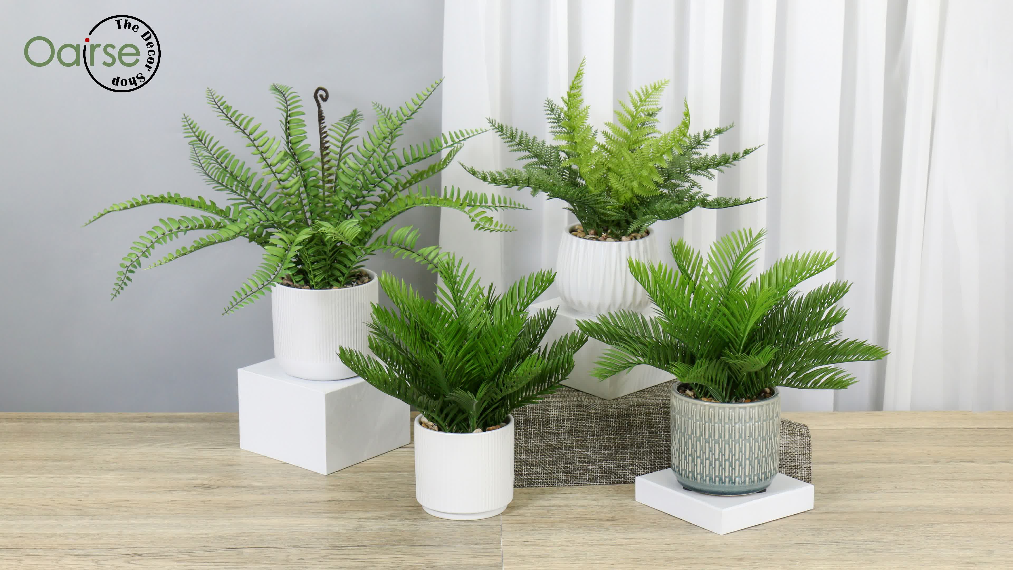 2 Pezzi Pianta Artificiale Felce di Boston, Piante Artificiali da Muro Finte, per la Decorazione di Interni ed Esterni di Matrimoni | Leroy Merlin