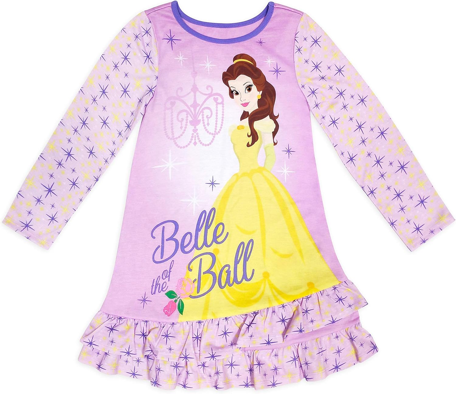 Disney Belle Nightshirt for Girls – Beauty and The Beast, Size 4