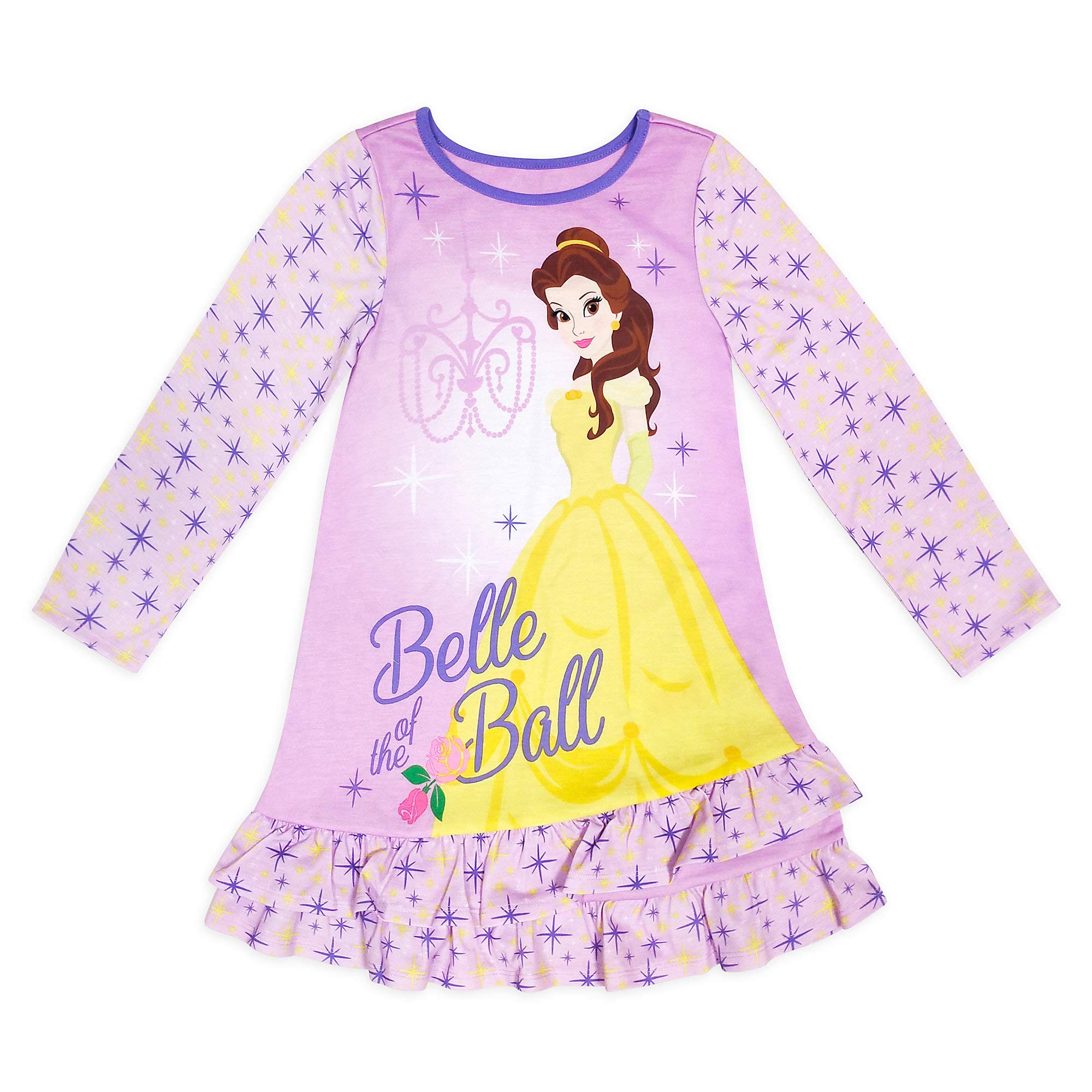 Disney Belle Nightshirt for Girls – Beauty and The Beast, Size 3
