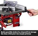 Einhell Table Saw 800W, Angle Cuts (to 45°), Angle Stop (+/- 60°) for Mitre Cuts, Dust Extraction Adaptor - Powerful, Compact and Portable Circular Bench Saw for Woodworking TC-TS 8 l - 5