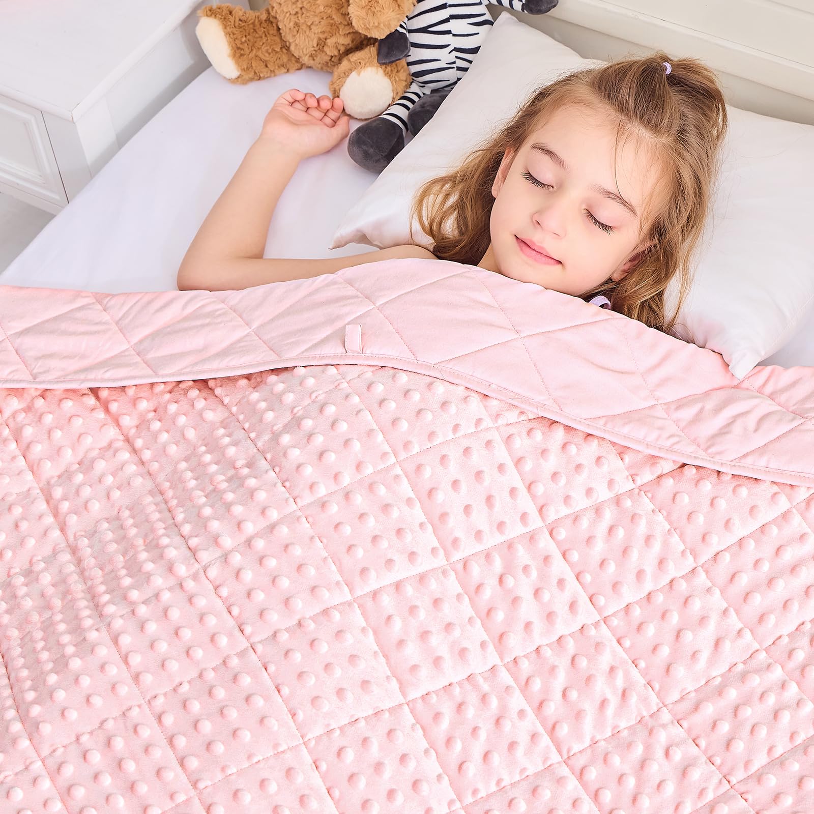 yescool Pink Weighted Blanket