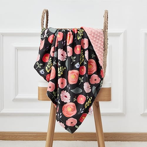 Miniatura 9 de QSTEHEML Minky - Mantas de bebé para niños y niñas, mantas de recepción súper suaves y ligeras, unisex, para recién nacidos, manta de bebé