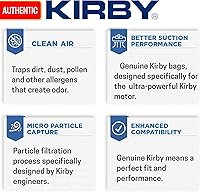Vista 5 de Kirby Micron Magic HEPA Filter Bags 2-Pack Part #205811 Universal Fit for F-Style & Twist-Style Models