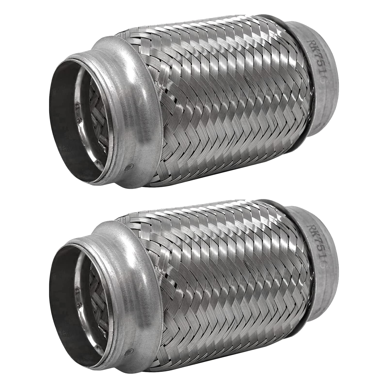 RP Remarkable Power Heavy Duty Stainless Steel Exhaust Flex Pipe 2-Pack