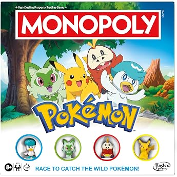 Monopoly Pok mon Edition Board Game - English Version