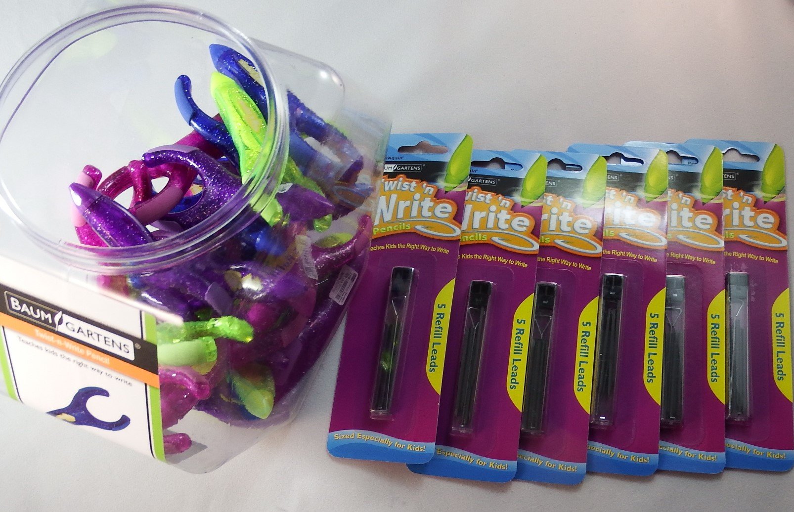 beacon-ridgeTwist N Write Mechanical Pencils with Refills, 2mm Lead (Tub of 30 with 30 Refills)