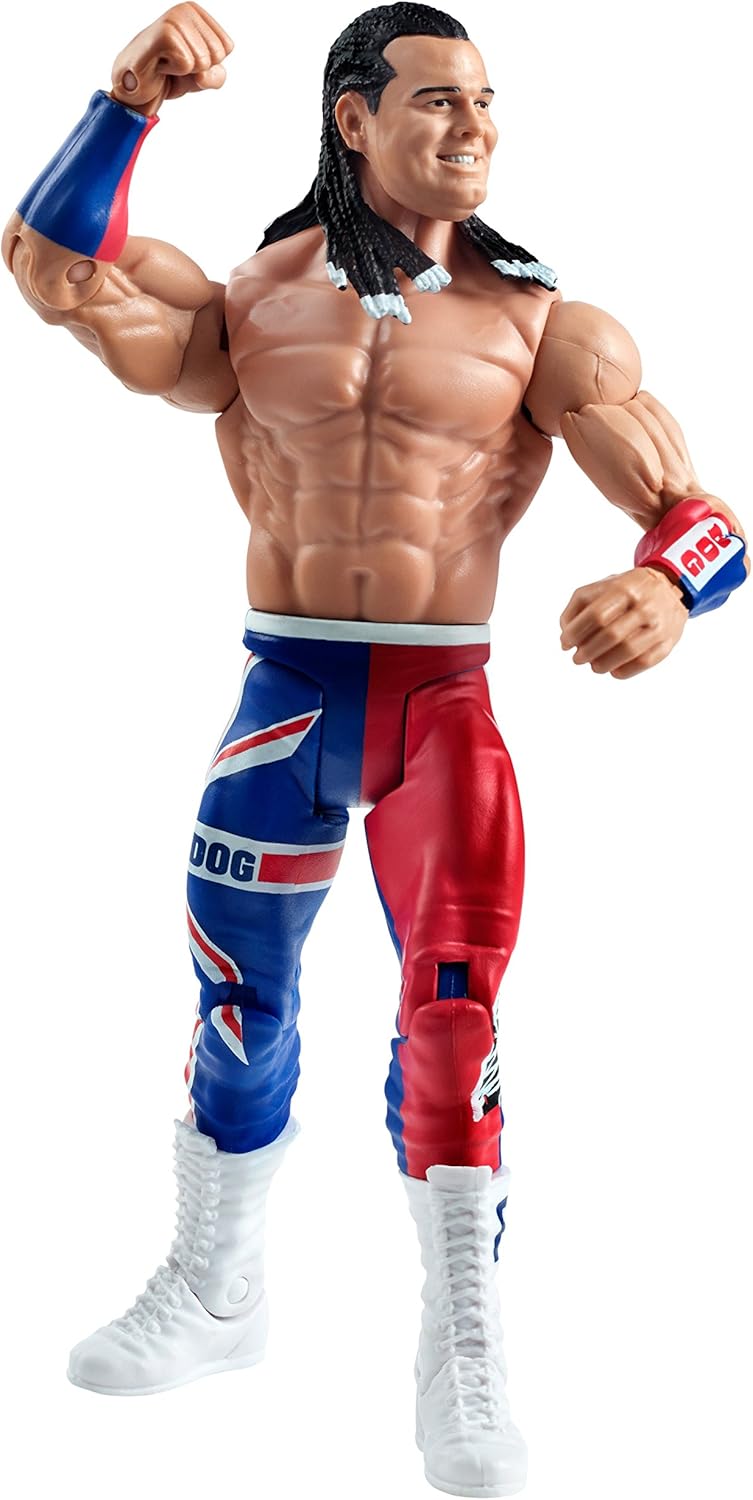 WWE Mattel Summer Slam British Bulldog Figure