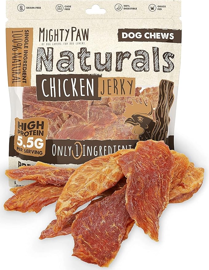 Mighty Paw Naturals Chicken Jerky for Dogs Chicken Jerky