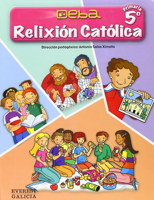 Portada de Relixion Catolica 5º Primaria. Proxecto Deba
