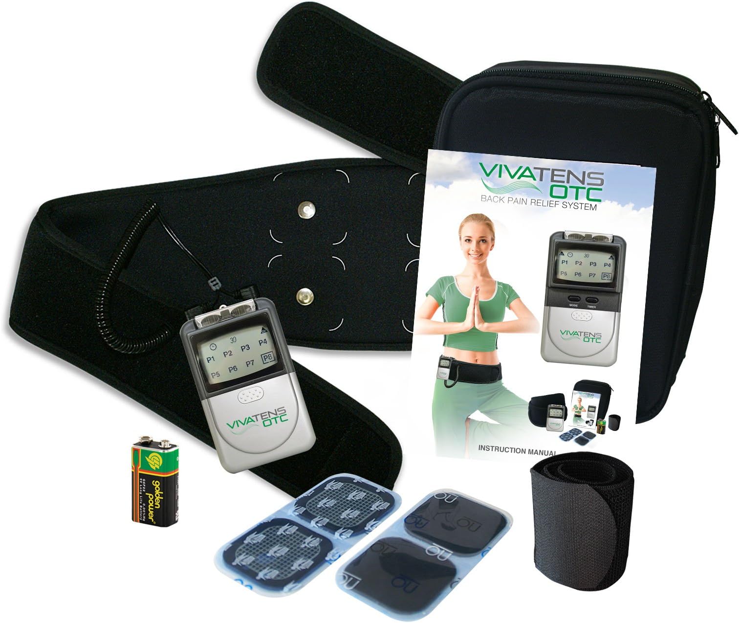 VIVA TENS (OTC) PAIN RELIEF TENS UNIT NON PRESCRIPTION WITH LOW BACK BELT