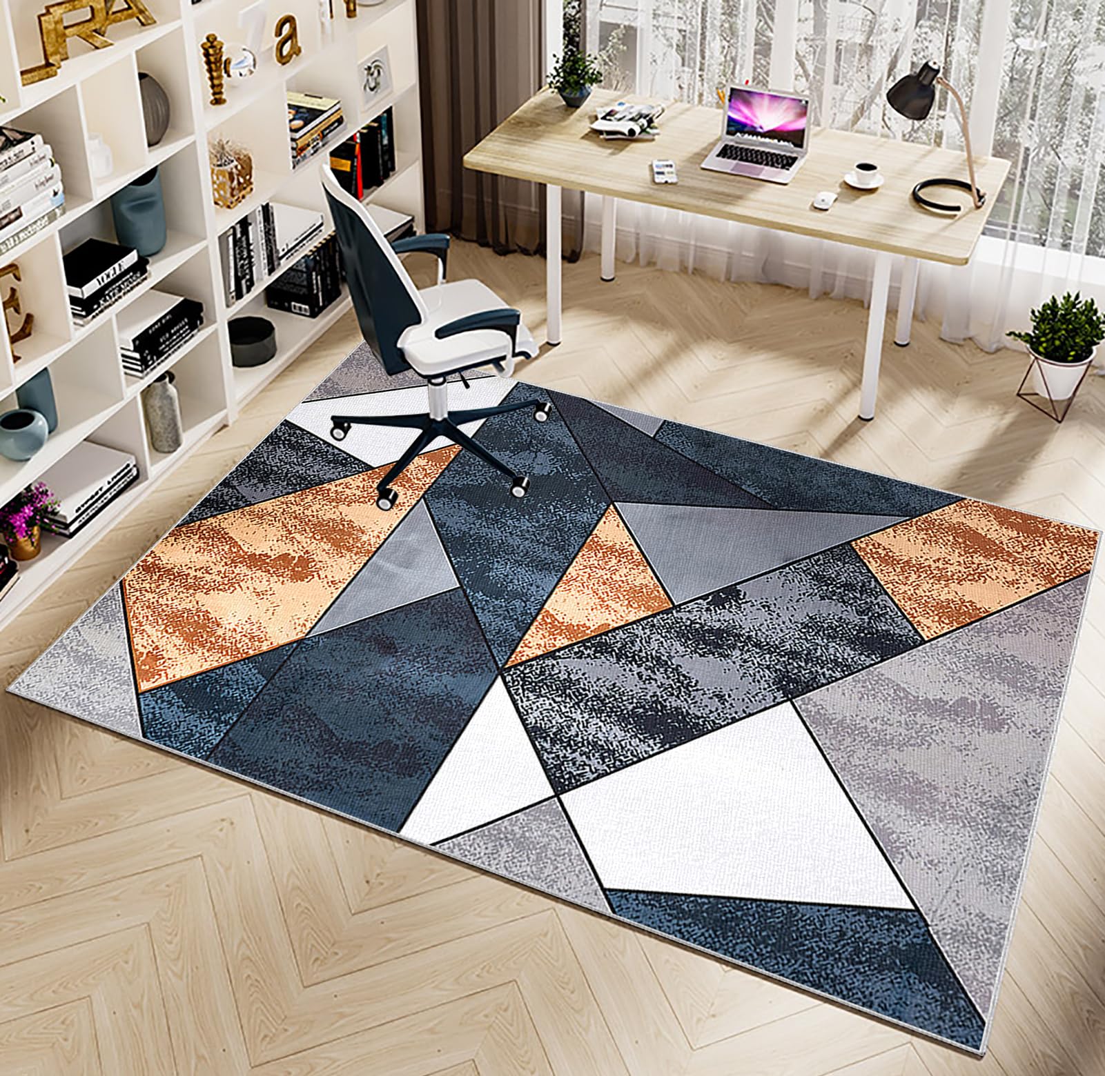 Tapis de Chaise de Bureau pour Fauteuil Antidérapant 120 x 160 cm