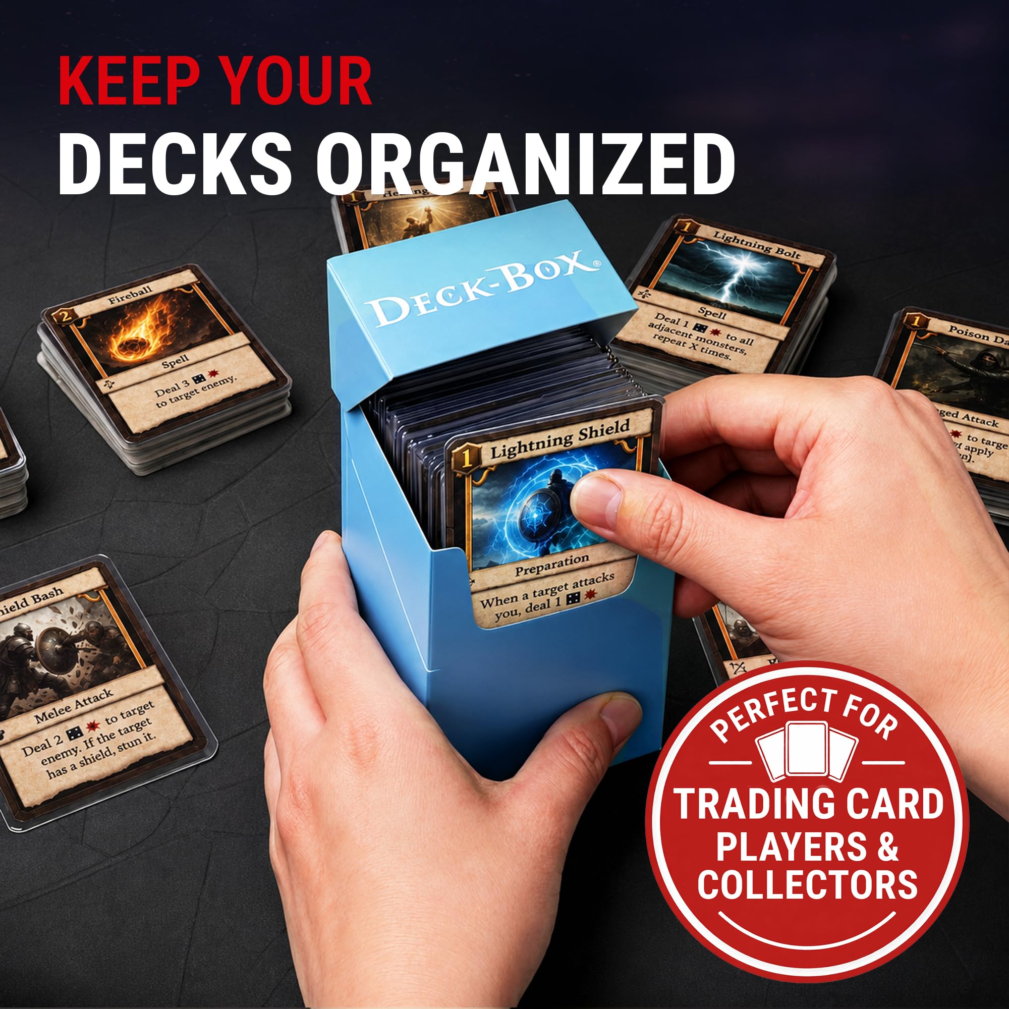 Amazon.co.jp: Set of Six New Ultra-Pro Deck Boxes (Incl. Orange
