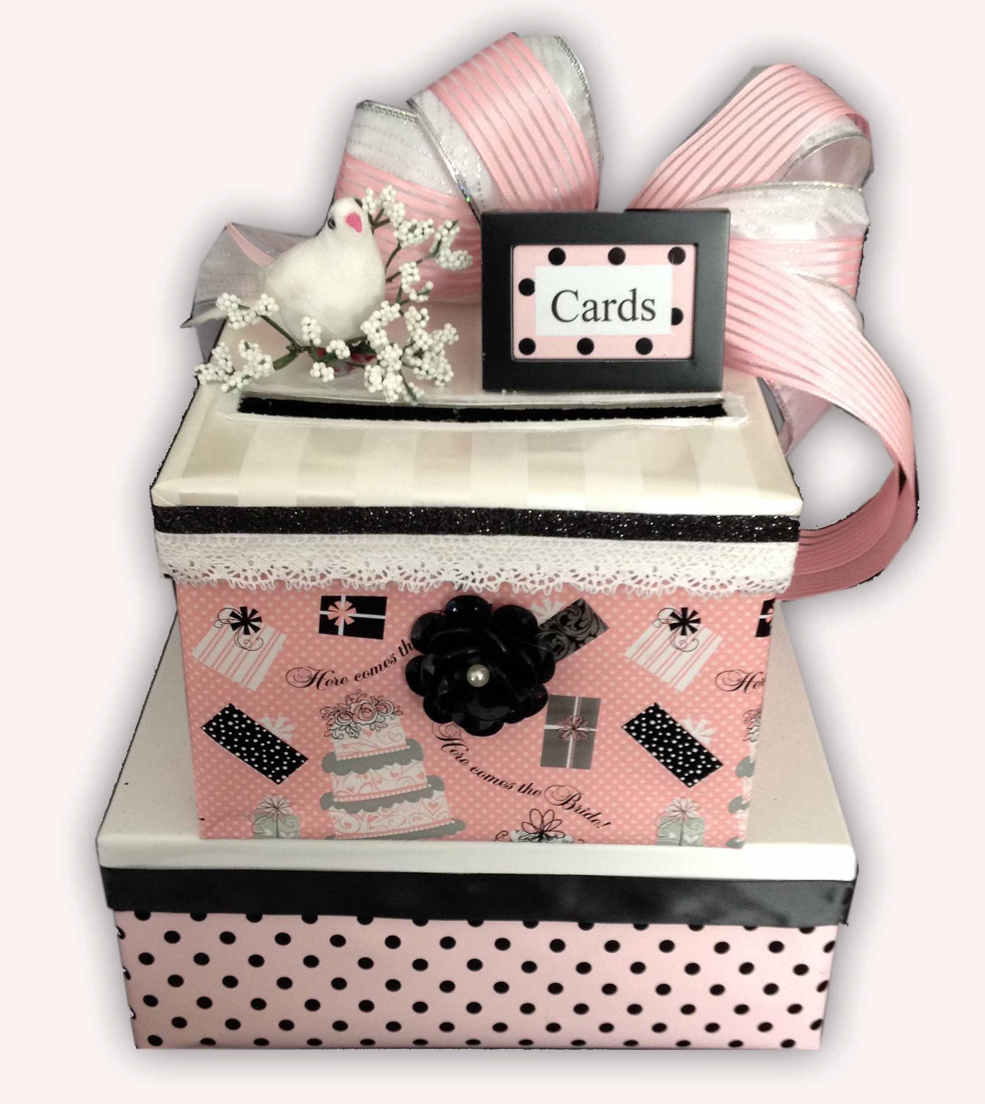 Buy Wedding Birthday Sweet 16 Quinceanera Card Box, Handmade, two tiers