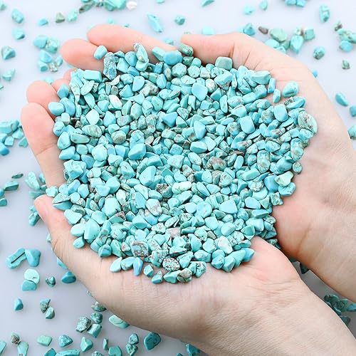 Vista 33 de ZHIYUXI Piedras de cristal de cornalina para pecera, grava, jarrón de relleno, cristales triturados, cristales curativos pulidos, piedra de cuarzo K